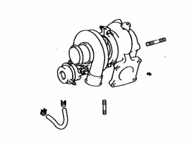 1988 Toyota Supra Turbocharger - 17201-42011