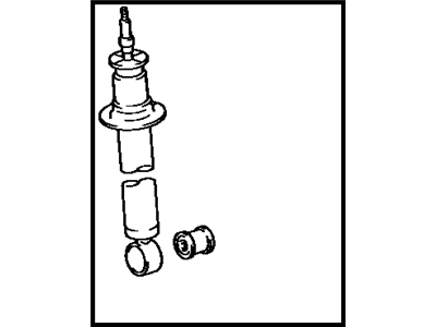 Toyota 48510-19075 Shock Absorber Assembly Front Left