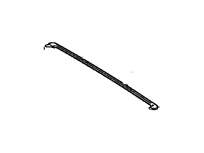 Toyota 75573-14200 Moulding, Back Window Side, RH