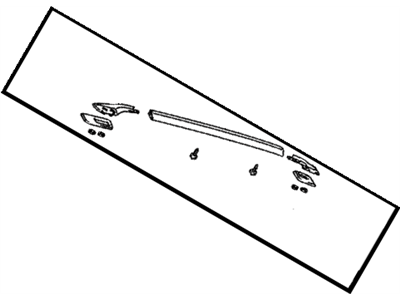 Toyota 63460-42011-B0 Rack Assembly, Roof, RH