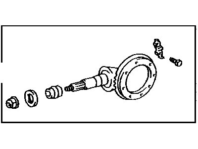 Toyota 41201-29746 Final Gear Kit, Differential, Rear