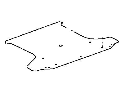 Toyota 58571-42071-B1 Carpet Assy, Rear Floor