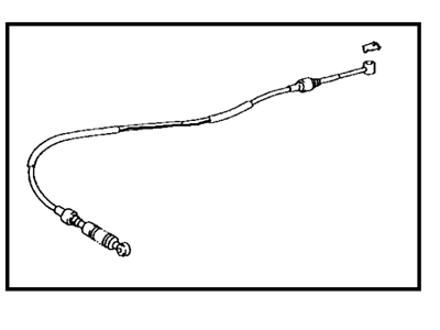 Toyota 33821-42100 Cable Transmission Control Shift