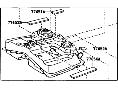 2003 Toyota RAV4 Fuel Tank - 77001-42130