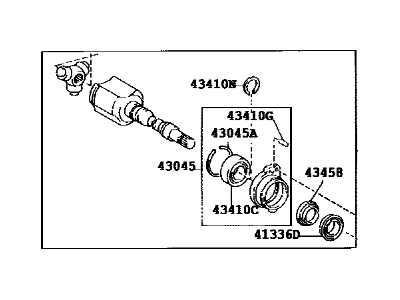 2004 Toyota RAV4 CV Joint - 43030-42021