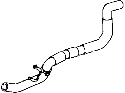 Toyota 87245-42200 Hose, Heater Water, Outlet A