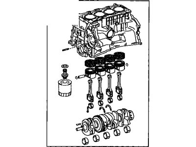 Toyota 11400-28261 Block Assembly, Short