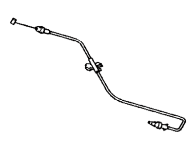 Toyota 77035-42100 Cable Sub-Assy, Fuel Lid Lock Control