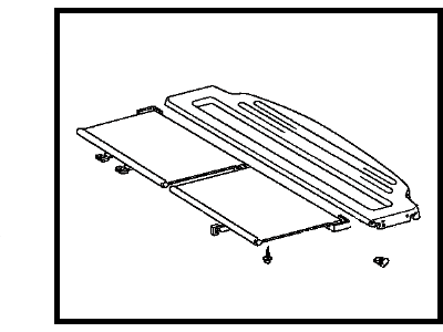 Toyota 64902-42020-E1 Cover Sub-Assy, Tonneau