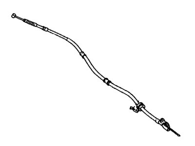 2001 Toyota RAV4 Parking Brake Cable - 46430-42090