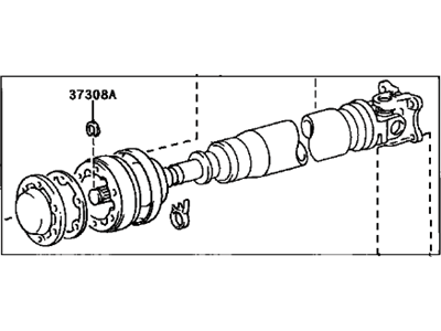 2004 Toyota RAV4 Drive Shaft - 37110-42040