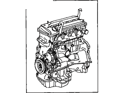 Toyota 19000-28390 Engine Assembly, Partial