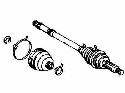 2003 Toyota RAV4 Axle Shaft - 42370-49075