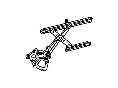 2001 Toyota RAV4 Window Regulator - 69801-42050