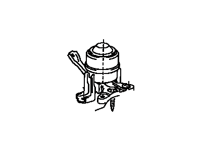 Toyota 12305-28151 Insulator Sub-Assy, Engine Mounting, RH