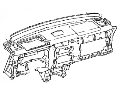 Toyota 55356-35060 Cushion, Instrument