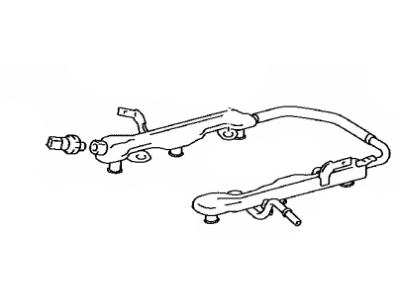 Toyota 23800-0P020 Pipe Assembly, Fuel Deli