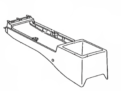 2013 Toyota FJ Cruiser Center Console Base - 58802-35240-B0