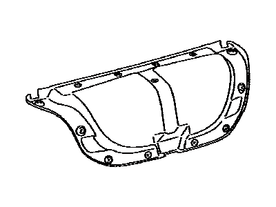 Toyota 64719-06080-C0 Cover, Luggage Compartment Door