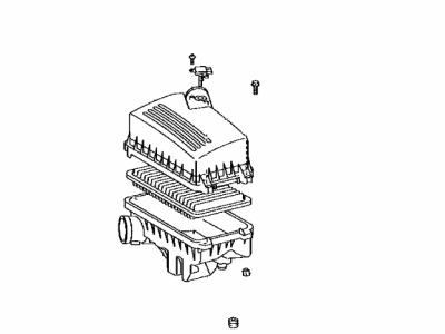 2009 Toyota Camry Air Filter Box - 17700-28271
