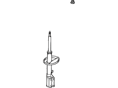 Toyota 48540-09810 Shock Absorber Assembly Rear Left