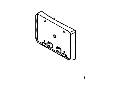 Toyota 52114-06090 Bracket, Front Bumper Extension Mounting