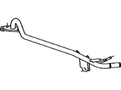 2009 Toyota Camry Coolant Reservoir Hose - 16268-0H090