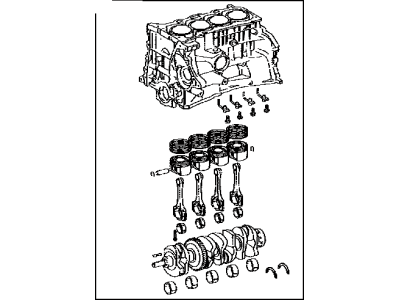 Toyota 11400-0H140 Block Assembly, Short