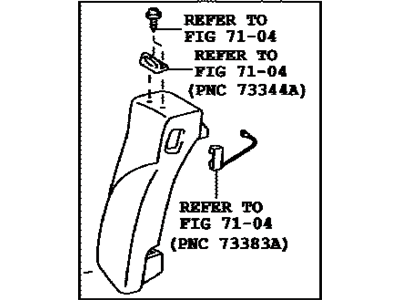 Toyota 71550-06260-E0 Back Assembly, Rear Side S