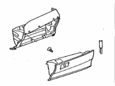 Toyota 55303-06170-E0 Panel Sub-Assy, Instrument, Lower