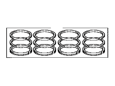 Toyota 13011-0H031 Ring Set, Piston