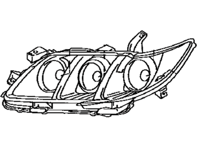 Toyota 81170-06450 Driver Side Headlight Unit Assembly