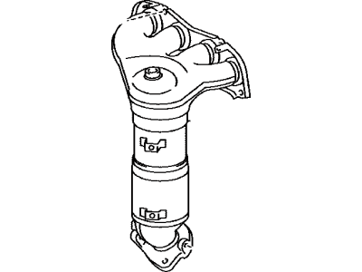 Toyota 25051-28310 Exhaust Manifold Converter Sub-Assembly