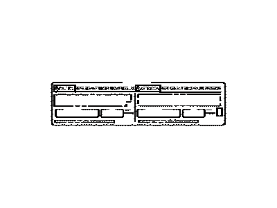 Toyota 88723-06080 Label, Cooler Service Caution