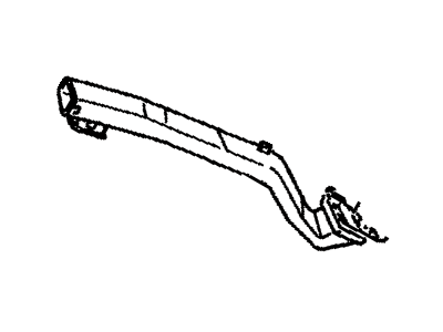 Toyota 55972-06010 Duct, Side DEFROSTER Nozzle