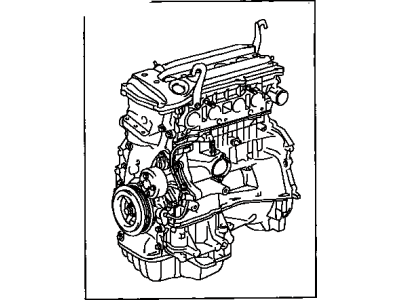 Toyota 19000-0A050 Engine Assembly, Partial