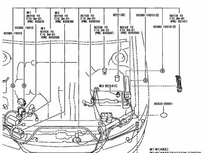 Toyota 82111-06800 Wire, Engine Room Main