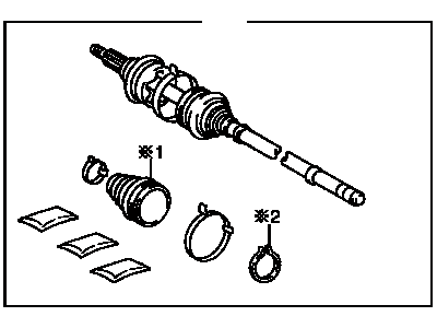 2002 Toyota Avalon CV Joint - 43470-09610