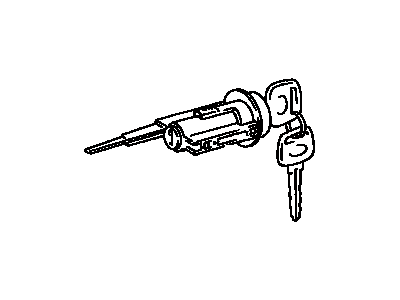 Toyota 69057-33170 Cylinder & Key Set, Ignition Switch Lock