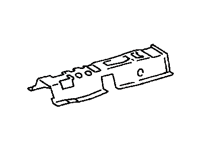 Toyota 58621-06010 SILENCER, Center Console