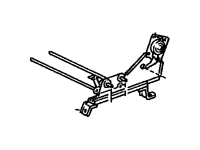 Toyota 72012-06070 Adjuster Sub-Assy, Front Seat, Outer LH