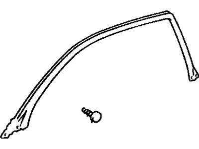 2000 Toyota Solara Weather Strip - 62382-06031