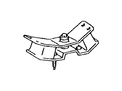 Toyota 12372-74670 INSULATOR, Engine Mounting, LH