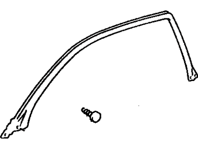 1999 Toyota Solara Weather Strip - 62381-06030