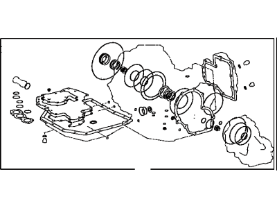 Toyota 04351-44010 Gasket Kit, TRANSAXLE Overhaul