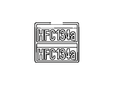 Toyota 88723-06040 Label, Cooler Service Caution