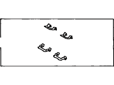 Toyota 04947-06040 Fitting Kit, Disc Brake, Front