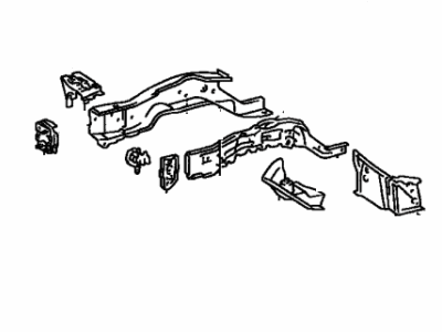 Toyota 57102-06051 Member Sub-Assy, Front Side, LH