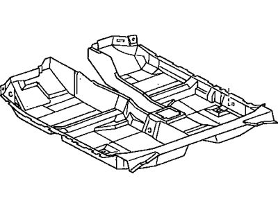 Toyota 58510-06170-A0 Carpet Assy, Floor, Front