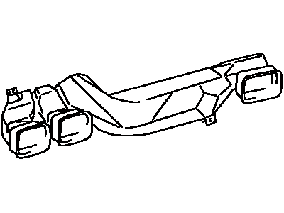 Toyota 55085-06030 Duct Sub-Assembly, Heater To Register